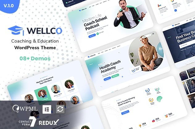 Wellco 1.0.6 – Coaching & Online Courses WordPress Theme