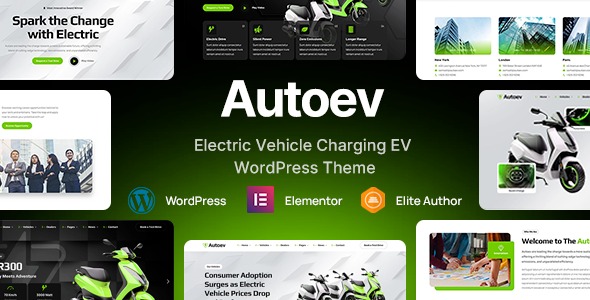 Autoev 1.0.1 – Electric Vehicle Charging WordPress Theme