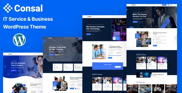 Consal 3.0.0 – Business Agency & IT Service WordPress Theme