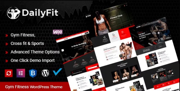 DailyFit 1.7 – Fitness and Gym WordPress Theme