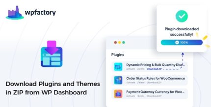 Download Plugins and Themes from Dashboard Pro