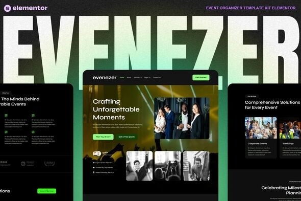 Evenizer 1.0.2 – Event Organizer Elementor Template Kit