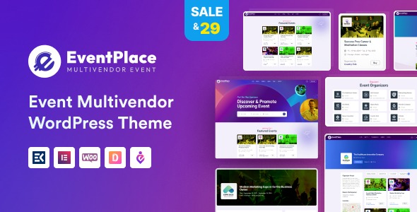 Eventplace 1.1.6 – Multivendor Event Management WordPress Theme