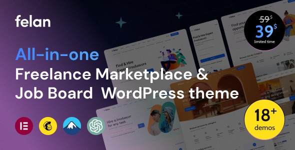 Felan 1.1.8 – Freelance Marketplace and Job Board WordPress Theme