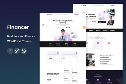 Financer 1.0 – Business and Finance WordPress Theme
