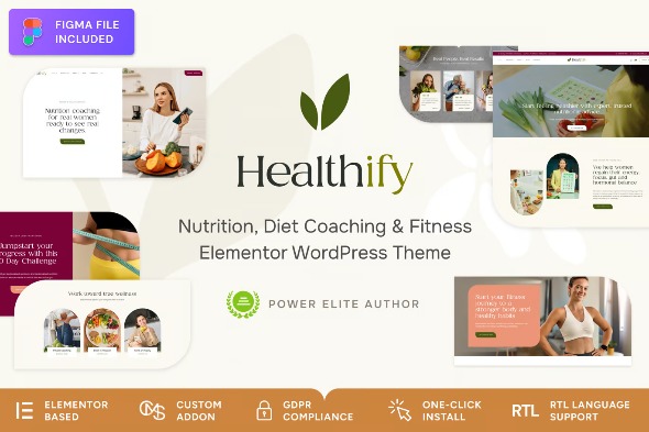 Healthify 1.1.0 – Diet Recipes & Health Coaching Theme
