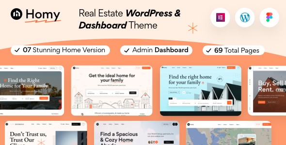 Homy 1.1 – Real Estate WordPress Theme