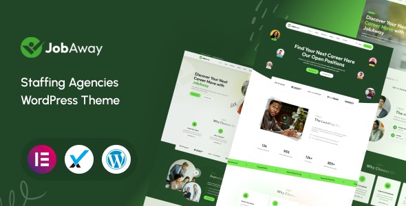 Jobaway 1.2 – Staffing Agencies WordPress Theme