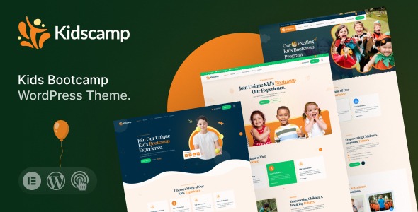 Kidscamp 1.1 – Kids Bootcamp WordPress Theme