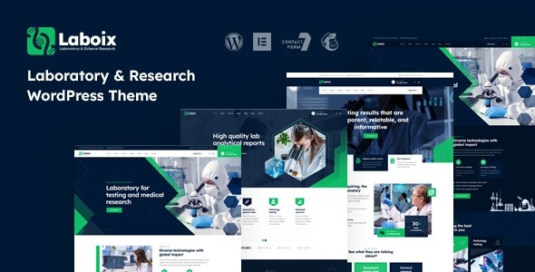 Laboix 1.0.0 – Laboratory & Research WordPress Theme