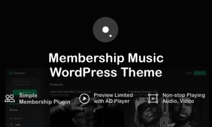 Musicon - WordPress Membership Music Theme