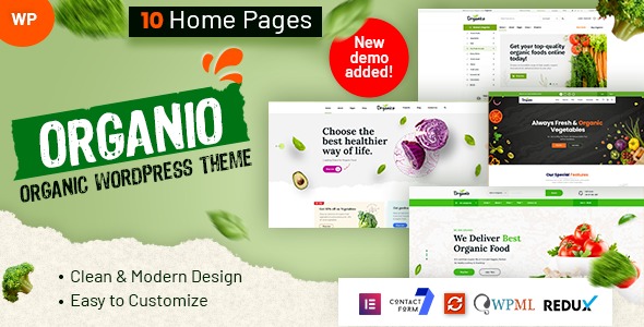 Organio 1.6.1 – Organic Food Store WordPress
