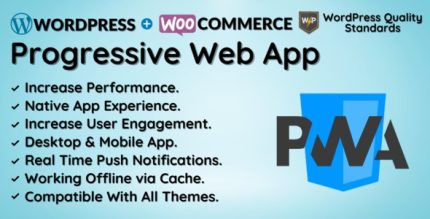 Progressive Web App (PWA) & Push Notifications -  for WordPress & WooCommerce