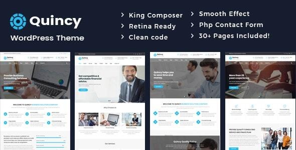 Quincy 3.0 – Business Consulting WordPress Theme