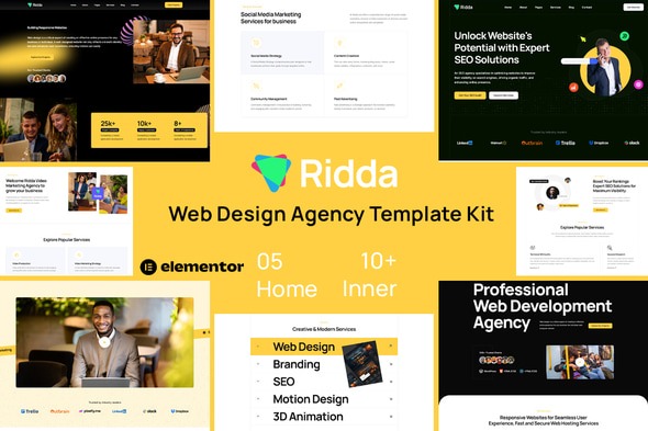 Ridda  – Web Design Agency Template Kits