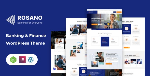 Rosano 1.2 – Banking and Finance WordPress Theme