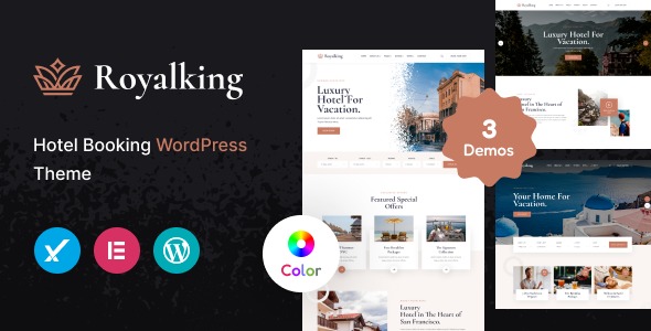 Royalking 1.0 – Hotel Booking WordPress Theme