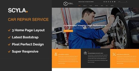 Scyla 2.6 – Auto Mechanic & Car Repair WordPress Theme