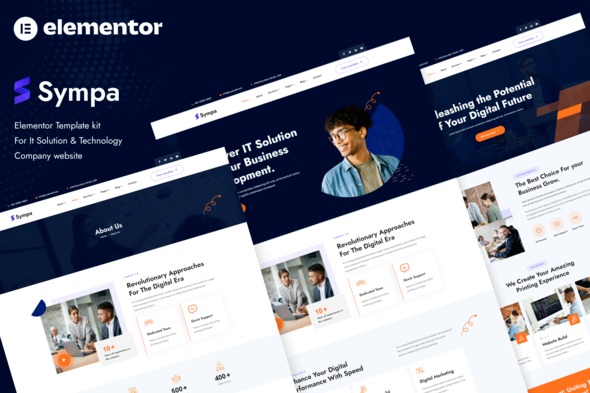 Sympa 1.0 – IT Solutions & Technology Elementor Template Kit