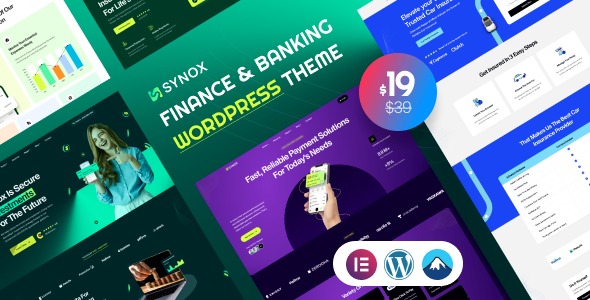 Synox 1.0.0 – Finance & Banking WordPress Theme
