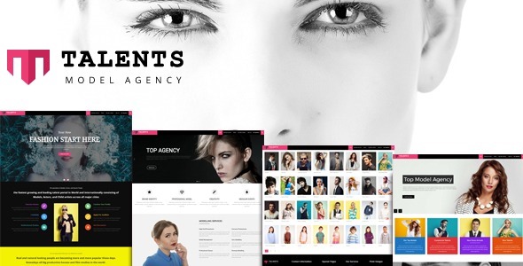 Talents 3.2.9 – Model Agency WordPress CMS Theme