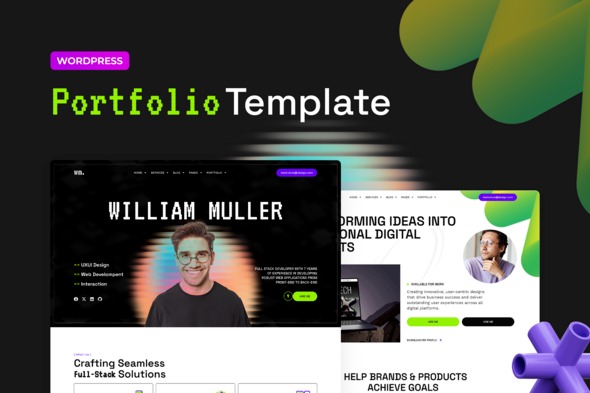 Vectra 1.0 – Developer Portfolio Elementor Pro Template Kit