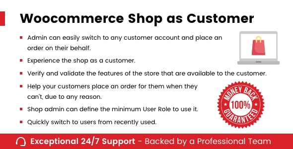 WooCommerce Shop As Customer 1.1.4
