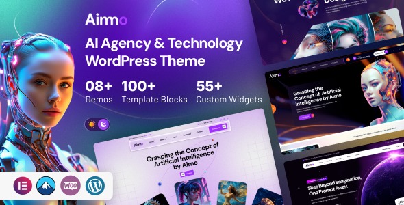Aimo 1.0.2 – AI Agency & Technology WordPress Theme