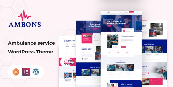 Ambons 1.5 – Ambulance Service WordPress Theme