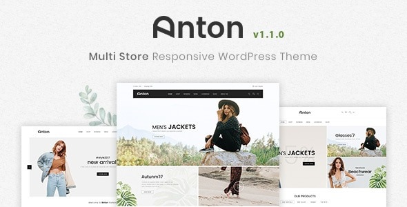 Anton 1.2 – Multi Store Responsive WordPress Theme