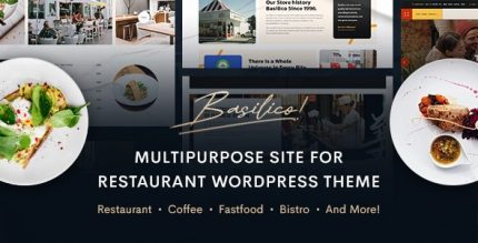 Basilico - Restaurant & Cafe WordPress Theme