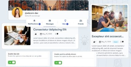 BuddyPress IdeaPush Integration