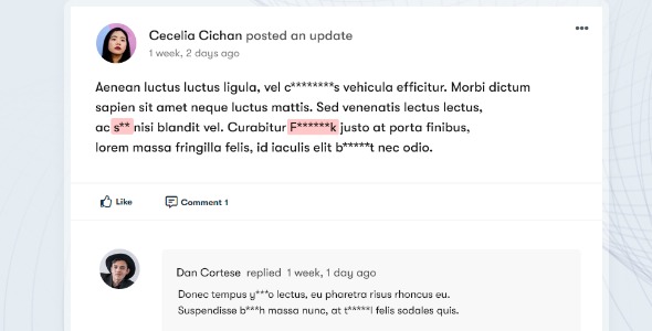 BuddyPress Profanity 1.9.8