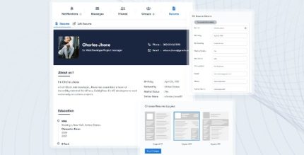 BuddyPress Resume Manager