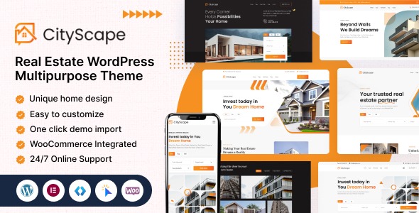 CityScape 1.0.2 – Real Estate WordPress Theme