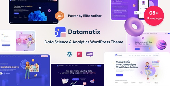 Datamatix 1.2.9 – Data Science & Analytics WordPress Theme