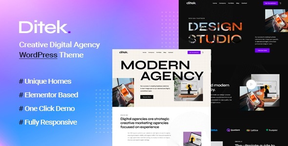 ditek-preview Ditek - Digital Agency Creative Portfolio WordPress Theme
