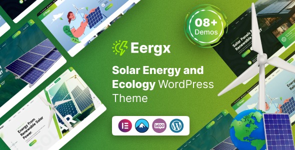 Eergx 1.0 – Ecology & Solar Energy WordPress Theme