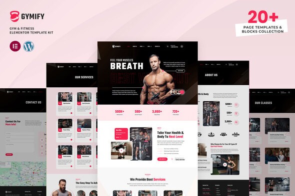 Gymify 1.0 – Gym & Fitness Elementor Pro Template Kit