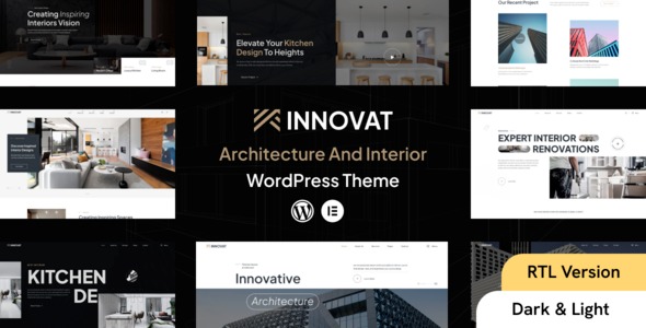 Innovat 1.1.5 – Architecture & Interior WordPress Theme + RTL