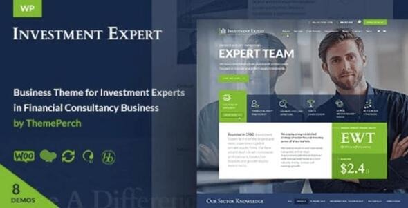 Investment 2.4.3 – Corporate Business & Finance Theme for Financial Consulting Company or Agency Websites