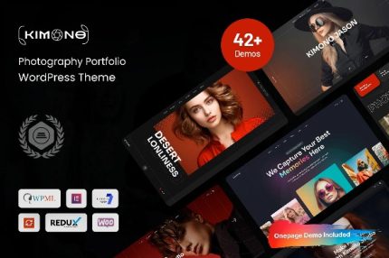 Kimona - Photography Portfolio WordPress Theme