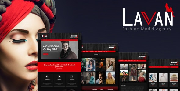 Lavan 4.2.1 – Fashion Model Agency WordPress CMS Theme