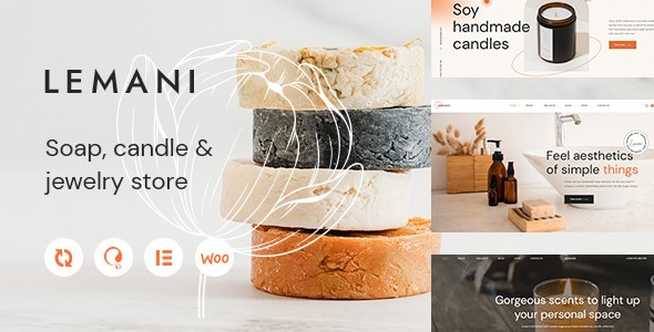 Lemani 1.1.15 – Handmade Stuffs and Jewelry WordPress Theme