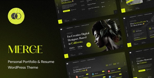 Merge 1.0.1 – Personal Portfolio & Resume WordPress Theme