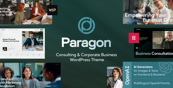 Paragon 1.1 – Consulting & Corporate Business WordPress Theme