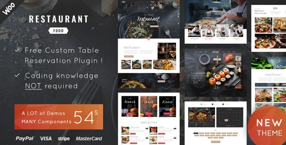 Restaurant Food 3.0.0 – WordPress Theme