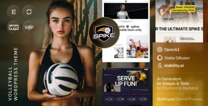 Spike - Volleyball WordPress Theme