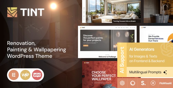 Tint 1.2.0 – Renovation, Painting & Wallpapering WordPress Theme