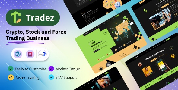 Tradez 1.0.0 – Forex and Stock Broker WordPress Theme